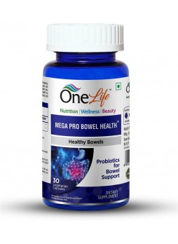 OneLife Mega Pro Bowel Health 30 Veg Capsules